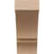 Ekena Millwork 5-inch W x 8-inch D x 12-inch H Balboa Rough Cedar Woodgrain TimberThane Knee Brace, Primed BRCUR05X08X12BOARCPR - alternate 4